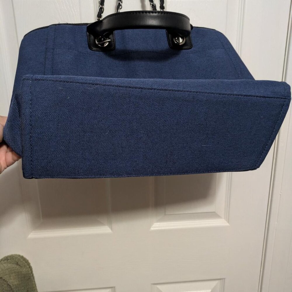 Authentic Chanel Deauville Tote - Picture 2 of 10